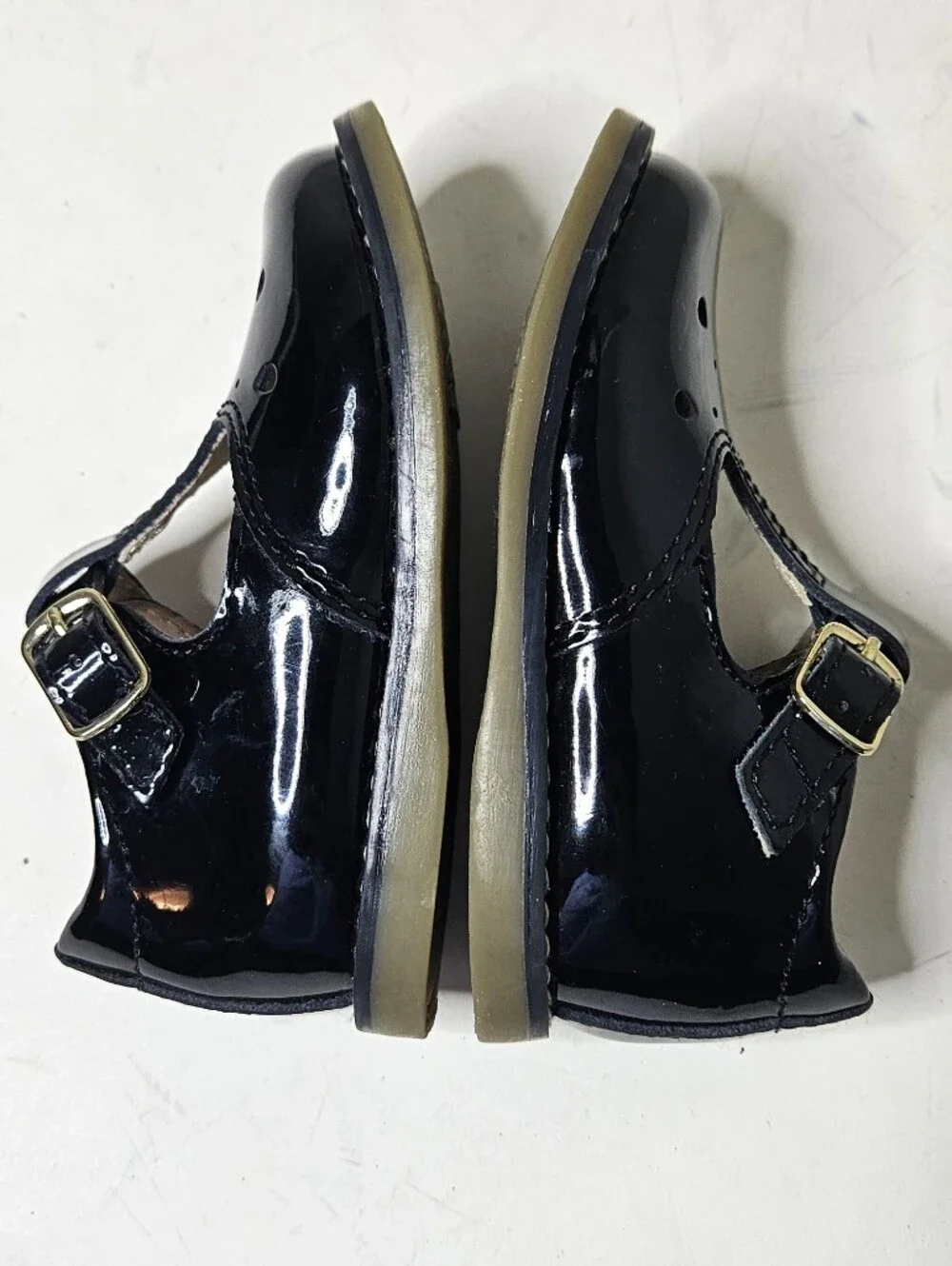 Footnotes Patent Leather Mary Janes Black Toddler 4